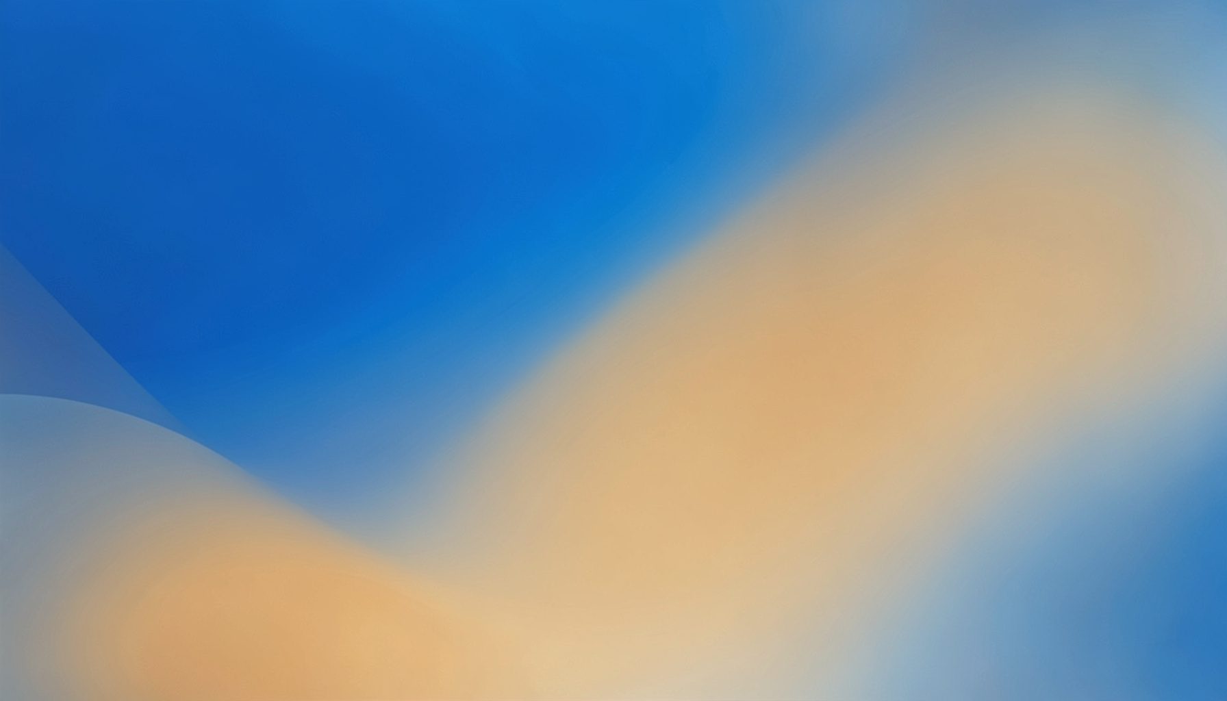 Abstract gradient composition shifting from cool slate blue to warm amber, evoking a clinical research setting