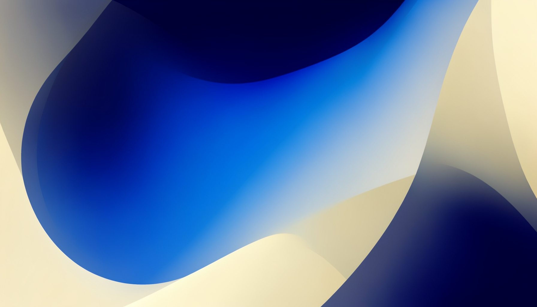 Abstract gradient composition in layered navy and pale gold, evoking a controlled laboratory environment